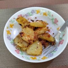 A picture of Caramelized Shakarkandi chaat.