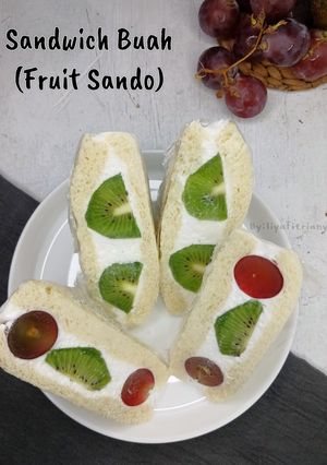 Foto resep Sandwich Buah (Fruit Sando)