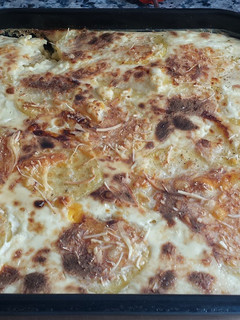 Una foto de Patatas a la crema con bacon