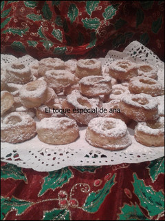 Una foto de Roscos con sabor a mandarina