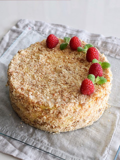 Una foto de Pastel rápido! Tarta con palmeritas y la crema pastelera | DarixLAB