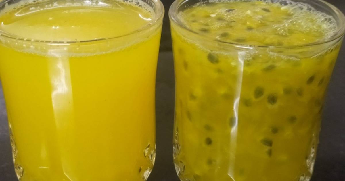 Passion fruit juice Recipe by kalai Cookpad