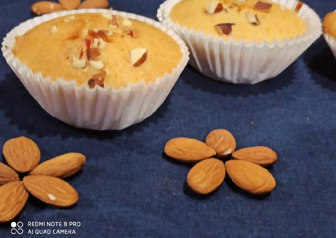 Eggless Semolina (Sooji) Muffin