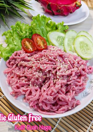 Foto resep Mie Gluten Free Kulit Buah Naga