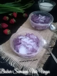 Foto resep Bubur sumsum ubi ungu