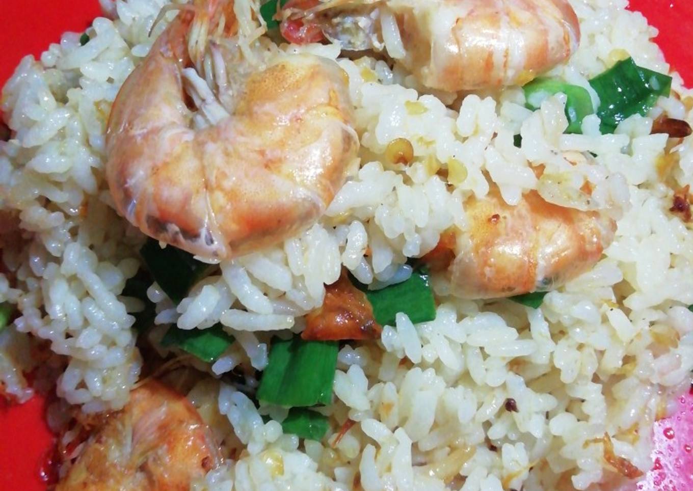 43. Nasi goreng udang