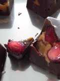 Bombones de granada y almendra