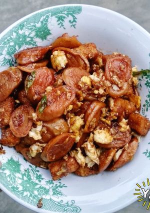Foto resep Sosis Nugget Telur Saus Mentega