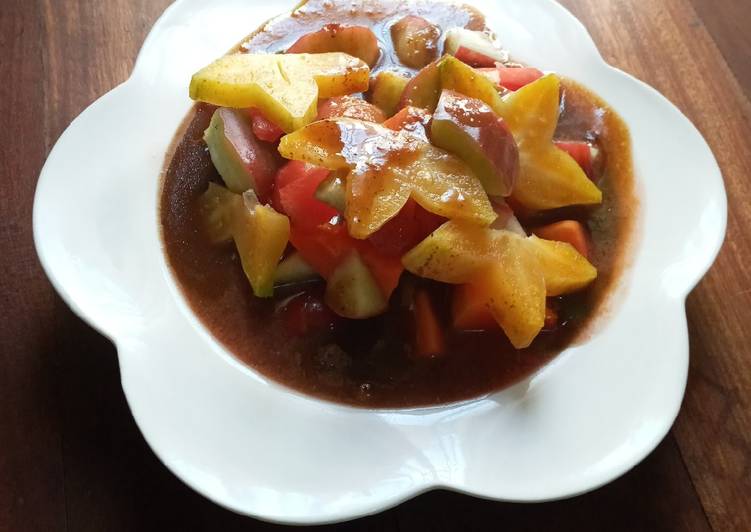 Kiat-kiat memasak Rujak Aneka Buah nikmat