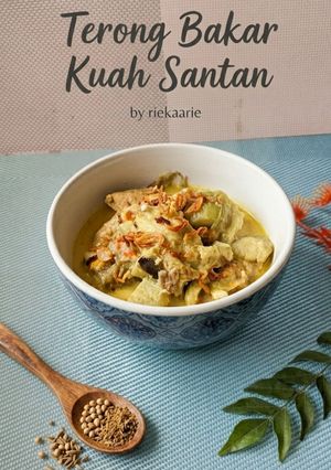 Foto resep 265. Terong Bakar Kuah Santan