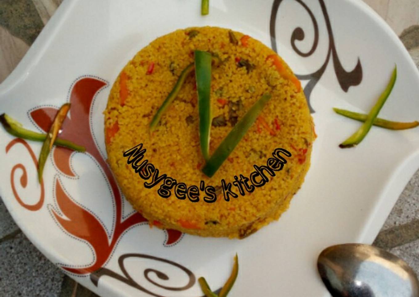 Steamed cous-cous
