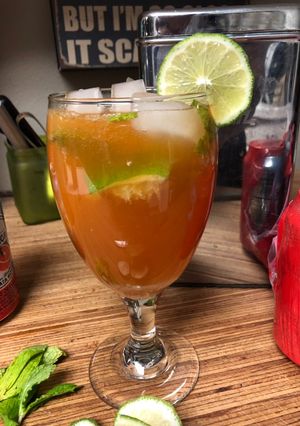 A picture of Blood Orange Mojito for Grammy.