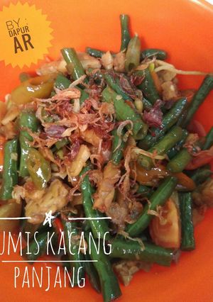Foto resep Tumis kacang panjang