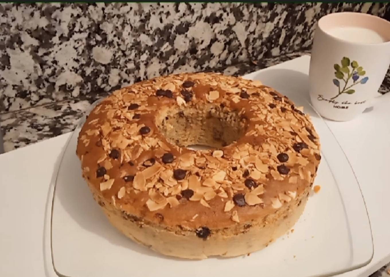 Carrot Coconut Donut cake