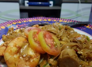 Foto resep Kwetiau udang baso