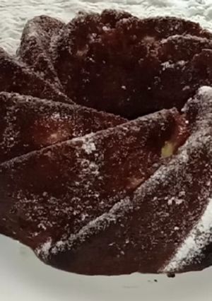 صورة لوصفة كيك اقتصادي جدا والأهم لذيذ 😋😋