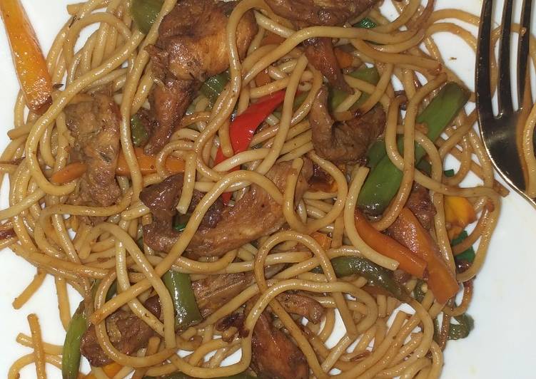 Steps to Make Speedy Stir fry pasta | This is Recipe So Satisfying You Must Undertake Now !!