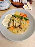 Kembung With Lemon Butter Garlic Sauce