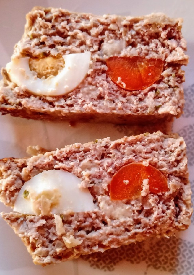 Una foto de Asado alemán de molida de pavo (pan de carne, pastel de carne)