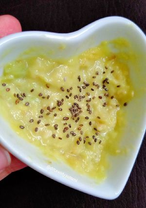 Foto resep Selingan MPASI : Avocado Cheese Chia Seed