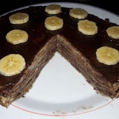 A picture of Choco pancake dessert.
