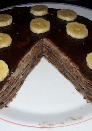 A picture of Choco pancake dessert.