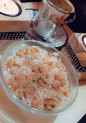 صورة لوصفة مهلبيه بنكهة الموز