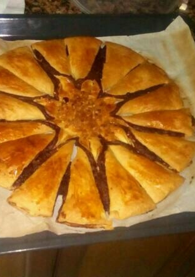 Una foto de Hojaldre de Nutella