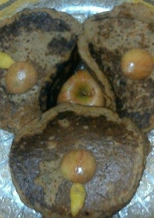 Una foto de Panqueque de manzana