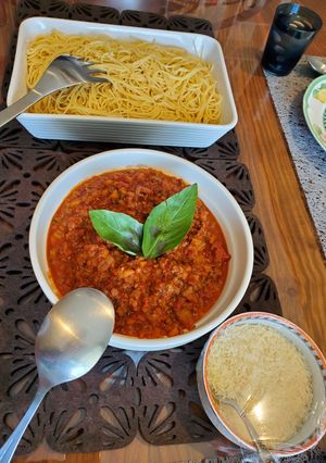 A picture of The best Spaghetti Bolognese Recipe.