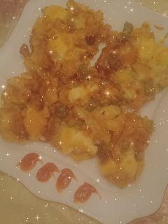 صورة لوصفة غراتان الدجاج والخضر 🍗😋