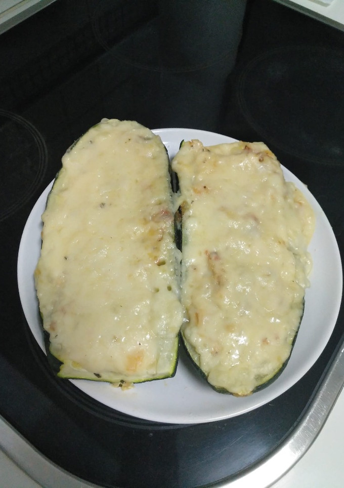 Una foto de Calabacín relleno