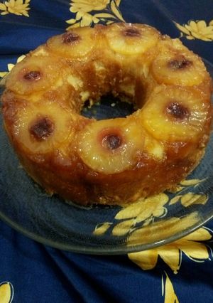 صورة لوصفة كيكة الأناناس