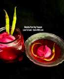 White Vinegar Red Onions Pickle