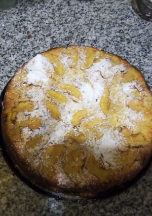 Una foto de Torta de manzanas húmeda