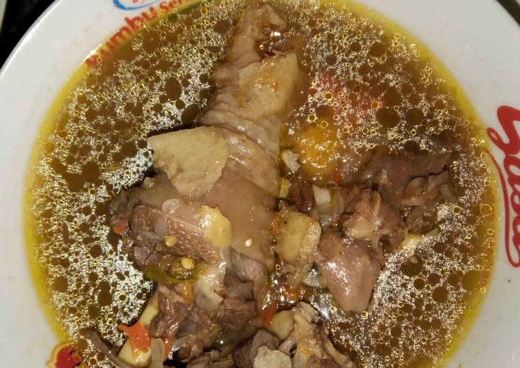 Masakan Populer Gerem Asem Ayam Kampung Jerit Ala Warung