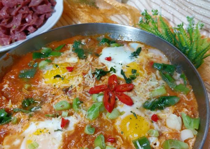 Resep Shakshouka (North African Poach Egg) oleh Rini.Wijaya26 - Cookpad