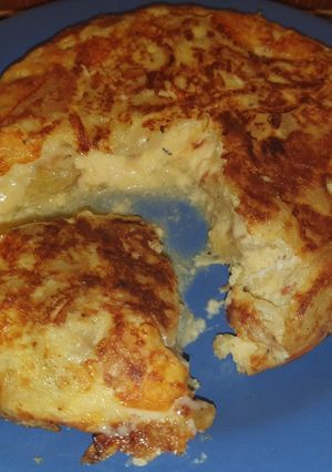 Una foto de Tortillón de papas con queso Paraguay