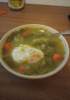 Una foto de Sopa de verduras