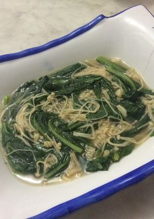 Foto resep Cah Pokcoy Enoki