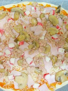 Una foto de Pizza baja en calorías