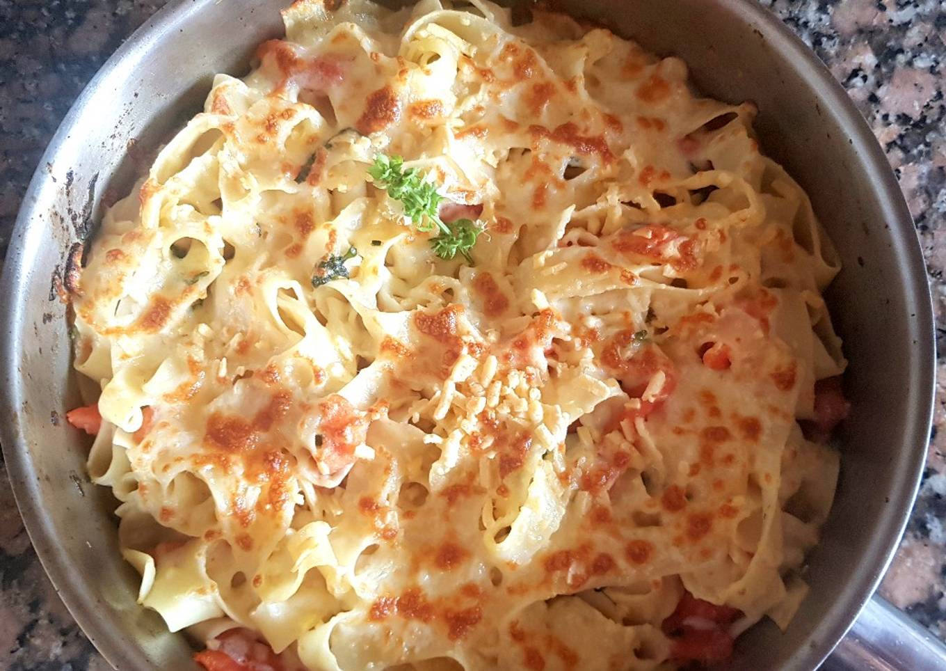 Fideos fetuccini capresse. #DELANTALDORADO