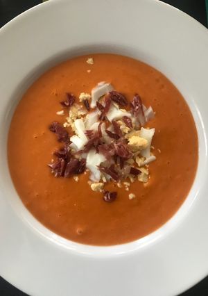 Una foto de Salmorejo