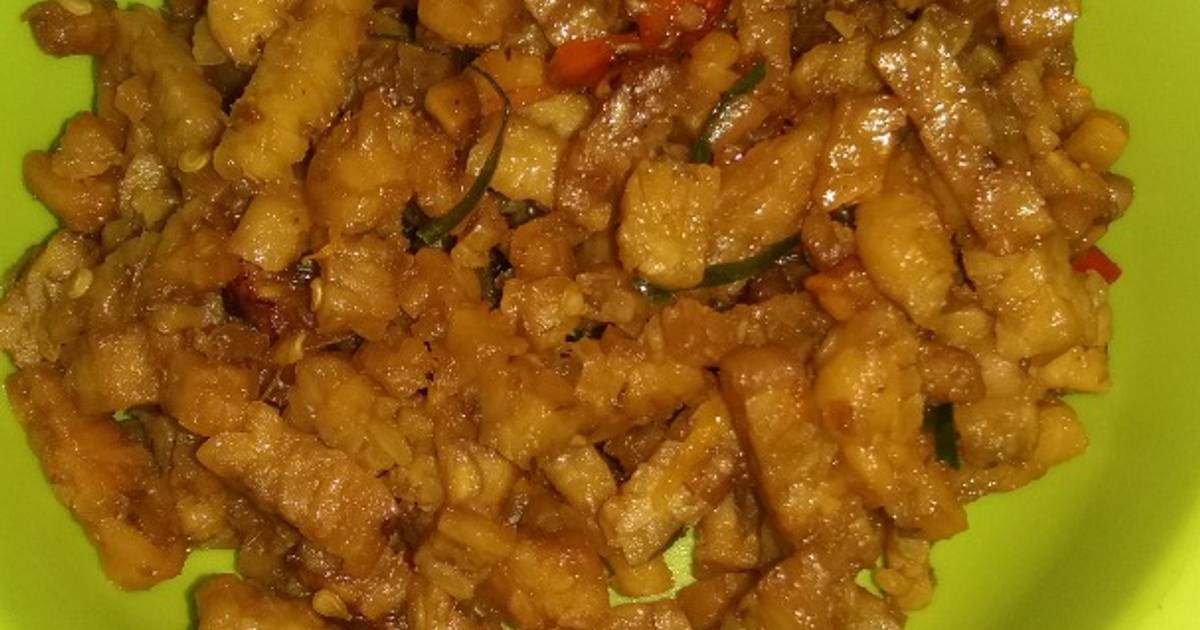  Resep  Kering Tempe  PedasManis pelengkap  Nasi  Kuning  oleh 