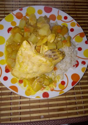 Una foto de Picante de zapallo con pollo
