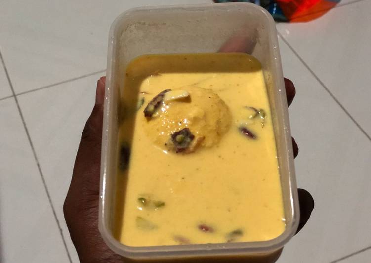 Steps to Make Ultimate Mango rasamalai