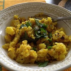 A picture of Breakfast Poha.