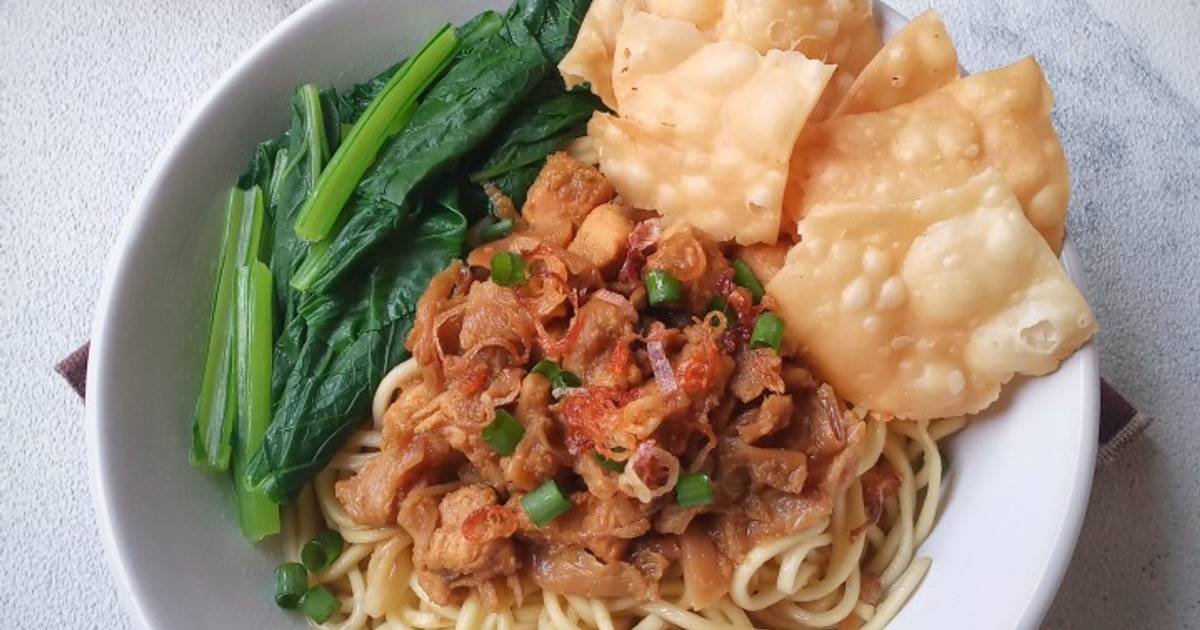 Resep Mie Ayam Abang Abang Enak Banget Oleh Dapur Bunda Daisy Cookpad