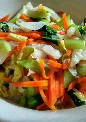 Foto resep Cah Sawi Warna-Warni