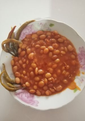 عکسی از دستور خوراک لوبیا چیتی